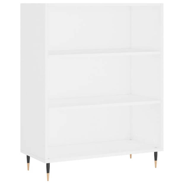 vidaXL Boekenkast 69,5x32,5x90 cm bewerkt hout wit