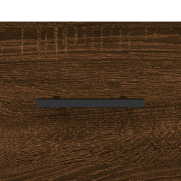 vidaXL Salontafel 90x50x40 cm bewerkt hout bruin eikenkleur