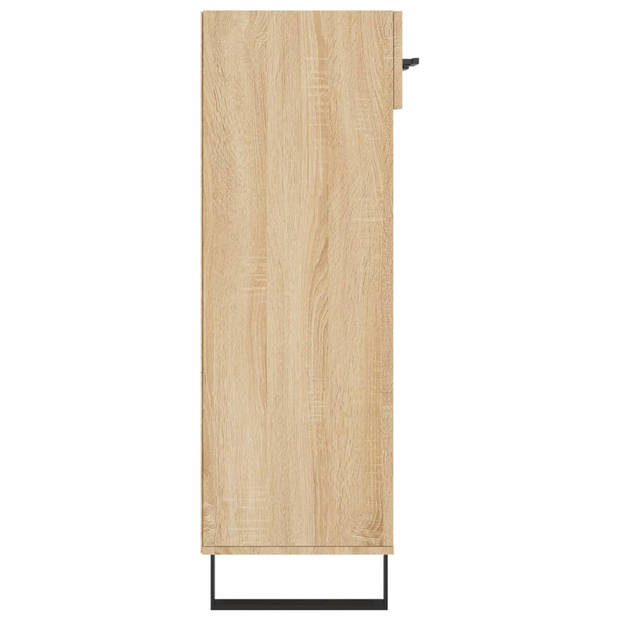 vidaXL Schoenenkast 60x35x105 cm bewerkt hout sonoma eikenkleurig