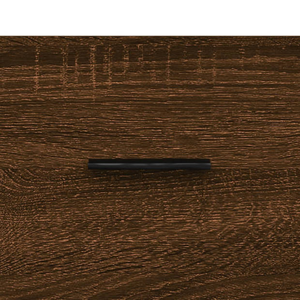 vidaXL Nachtkastjes 2 st 40x35x47,5 cm bewerkt hout bruin eikenkleur