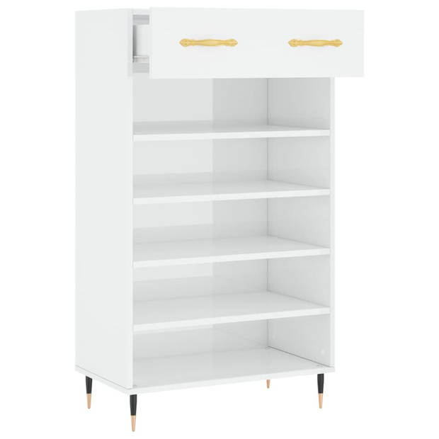 The Living Store Schoenenkast - Elegant - 60 x 35 x 105 cm - Hoge Kwaliteit - Opbergruimte