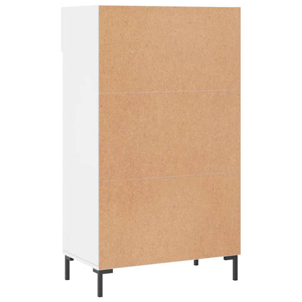 The Living Store Schoenenkast - Wit - 60x35x105 cm - Hoge Kwaliteit