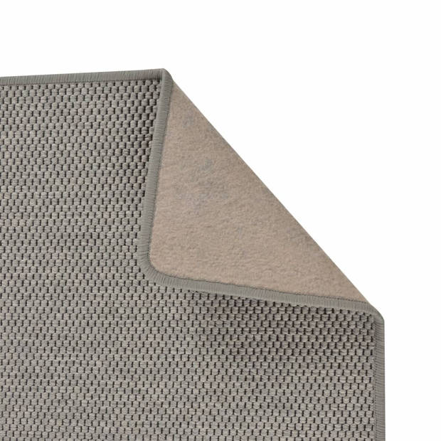 vidaXL Tapijtloper 50x150 cm sisal-look zilverkleurig