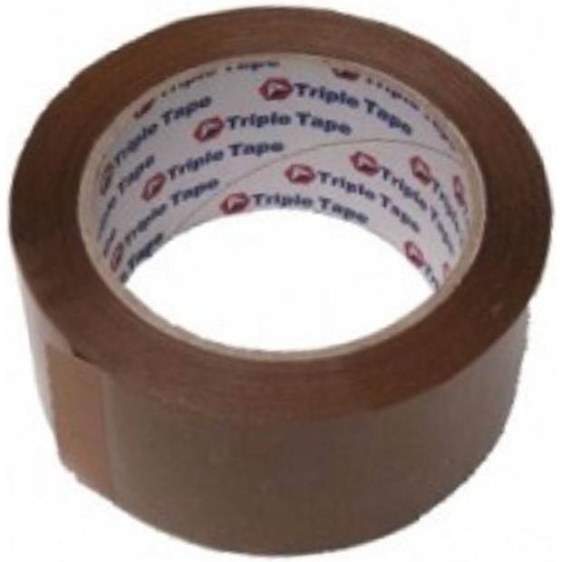 Tape King - Verpakkingstape Bruin - 48 mm x 66 meter - Per Rol