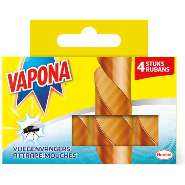 Vapona - Vliegenvangers - Voordeelverpakking 48 stuks - Veilig en effectief