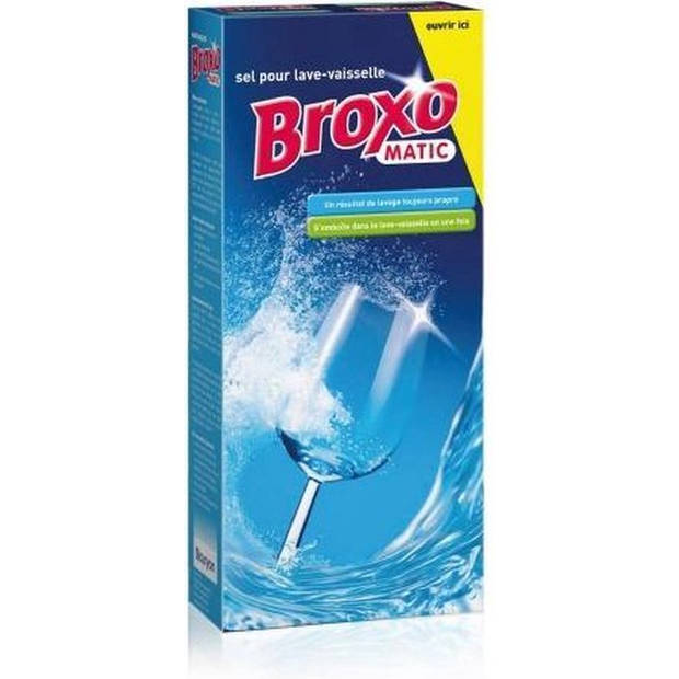 Broxo Matic - Vaatwaszout Korrels - Voorkomt Kalkafzetting - 5 x 900g - Geschikt voor Vaatwasser
