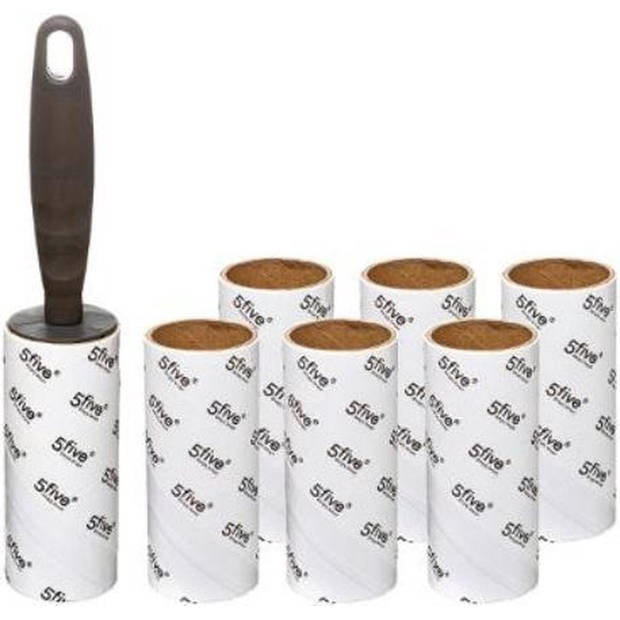 Kledingroller Set - Handige Lintroller met Navulbare Rollen - 6 Stuks - Voor Kleding en Meubels