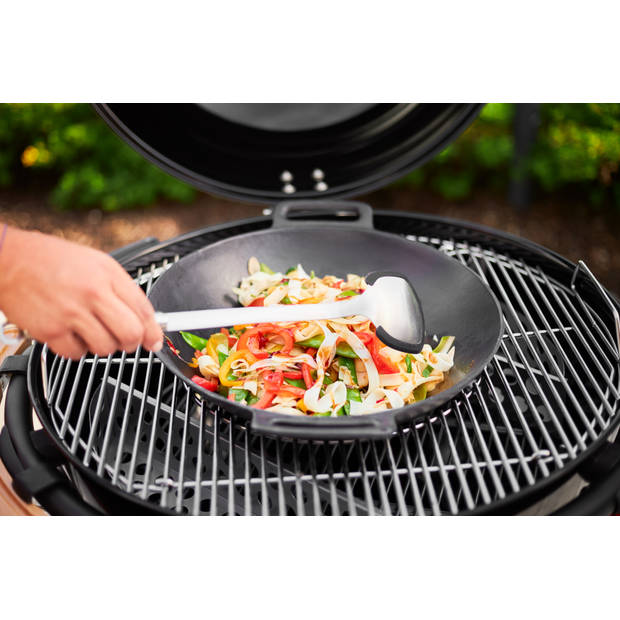 Rösle Barbecue - BBQ Accessoire Vario Pro Wok - Roestvast Staal - Zwart