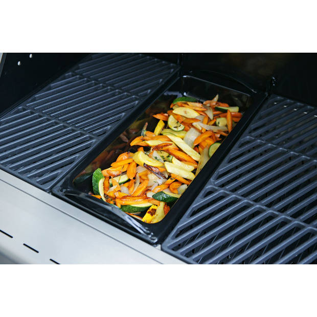Outdoor Chef - BBQ Accessoire Kookset Dualchef - Aluminium - Zwart
