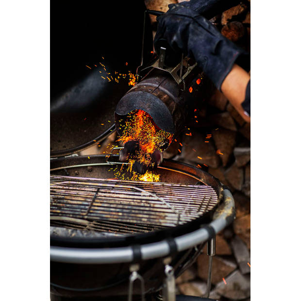 Rösle Barbecue - BBQ Accessoire Handschoenen - Leer - Grijs
