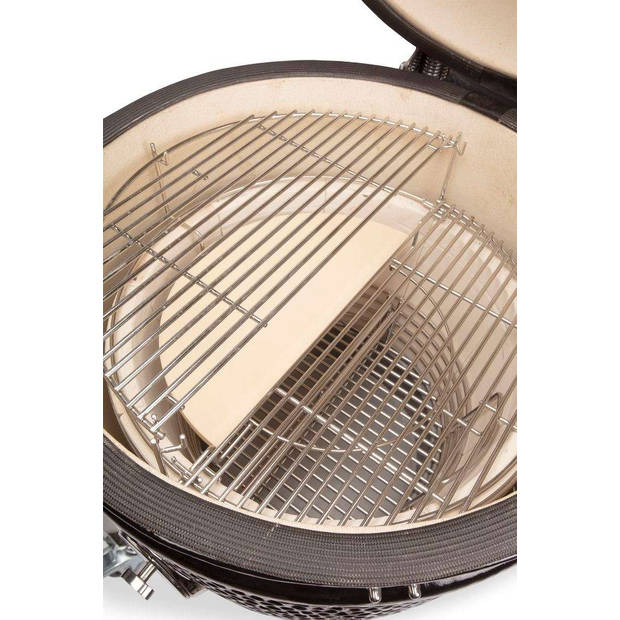 Yakiniku - BBQ Accessoire Kamado 19 Inch Large Pro Set - Roestvast Staal - Beige