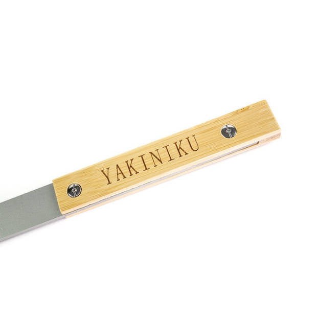 Yakiniku - Shichirin Tafelgrill Accessoire Grijper voor Rooster - Roestvast Staal - Zilver
