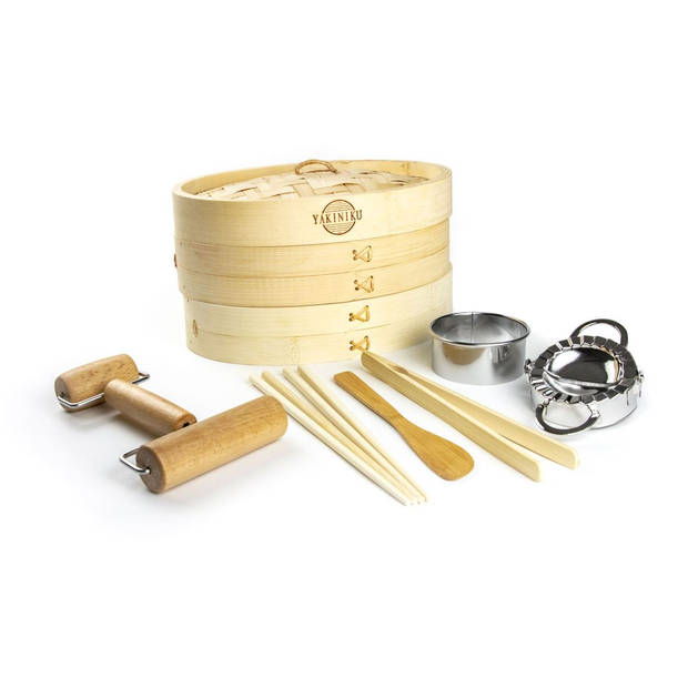 Yakiniku - BBQ Accessoire Stomer Bamboe - Bamboe - Bruin