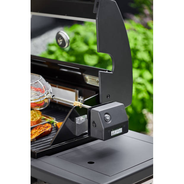 Rösle Barbecue - Premium Draaispies voor Videro en Magnum G2 / G3 / F60 - Roestvast Staal - Zilver