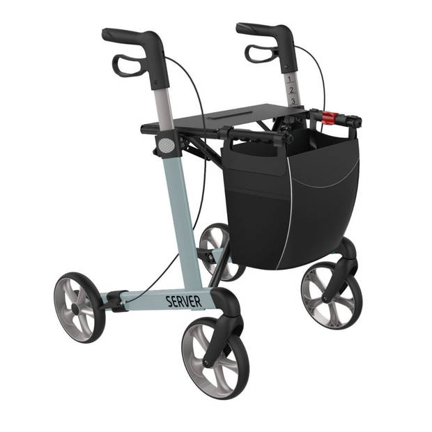 Rollator Server - Medium (1,45m tot 1,65m)