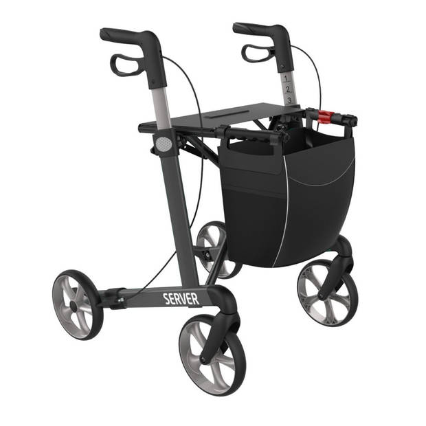 Rollator Server - Medium (1,45m tot 1,65m)