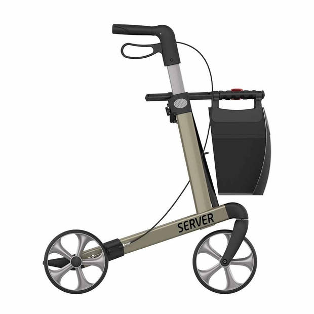 Rollator Server - Medium (1,45m tot 1,65m)