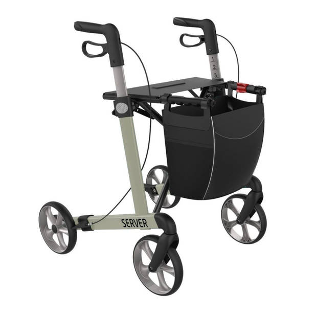 Rollator Server - Medium (1,45m tot 1,65m)