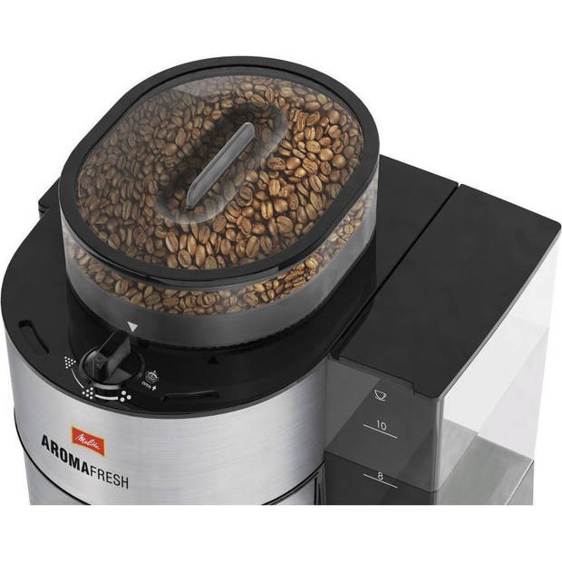 Melitta Aromafresh - Filter-koffiezetapparaat - Geïntegreerde koffiemolen - Zwart