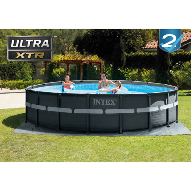 Intex Framezwembad Ultra XTR met zandfilterpomp 549x132 cm