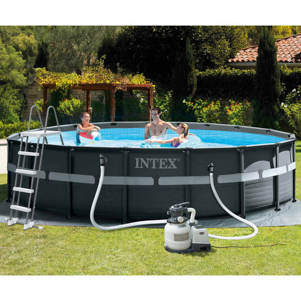 Intex Framezwembad Ultra XTR met zandfilterpomp 549x132 cm