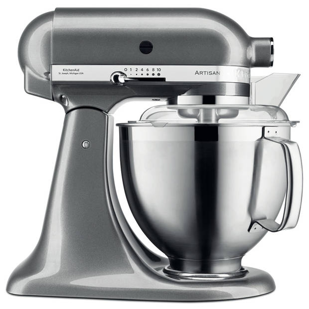 KitchenAid ARTISAN 5KSM185PSEMS keukenmachine 300 W 4,8 l Zilver