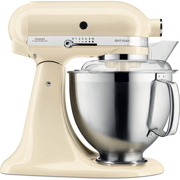 KitchenAid Artisan 5KSM185PSEAC keukenmachine 300 W 4,8 l Crème