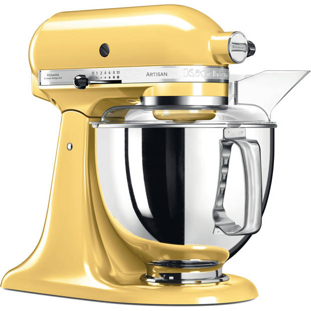 KitchenAid Keukenmachine Artisan - kantelbare kop - pastel geel - 4.8 liter - 5KSM175PSEMY