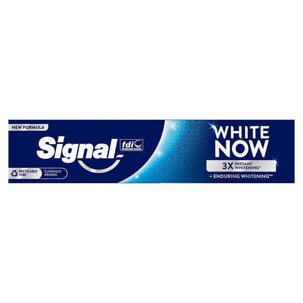 Signal - White Now - Original Tandpasta - 4 x 75 ml - Voordeelverpakking