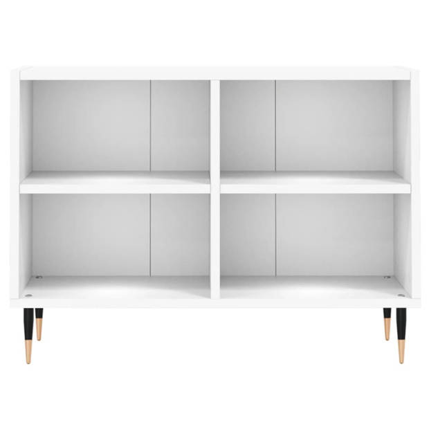 vidaXL Tv-meubel 69,5x30x50 cm bewerkt hout wit