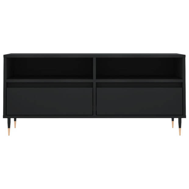 The Living Store TV-meubel - TV-kast en opbergmeubel - 100 x 34.5 x 44.5 cm - Stevig materiaal - voldoende