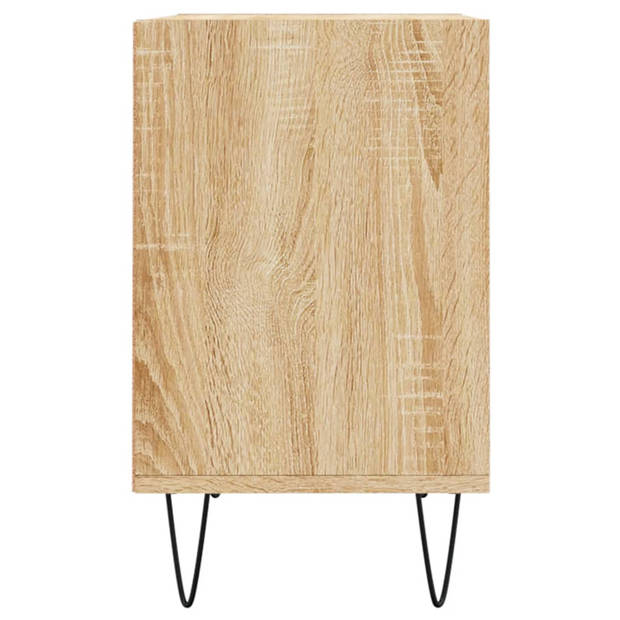 vidaXL Tv-meubel 69,5x30x50 cm bewerkt hout sonoma eikenkleurig