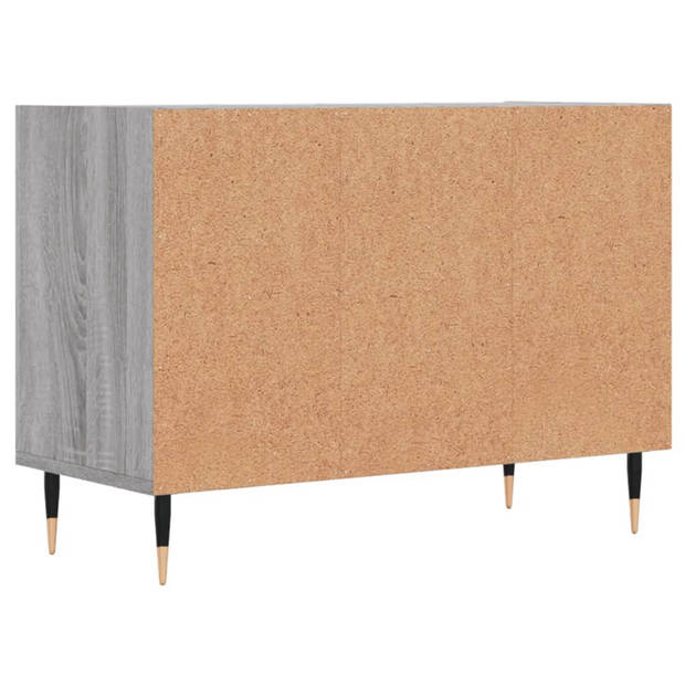 vidaXL Tv-meubel 69,5x30x50 cm bewerkt hout grijs sonoma eikenkleurig