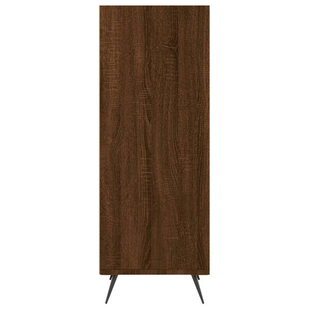 vidaXL Schappenkast 34,5x32,5x90 cm bewerkt hout bruin eikenkleur