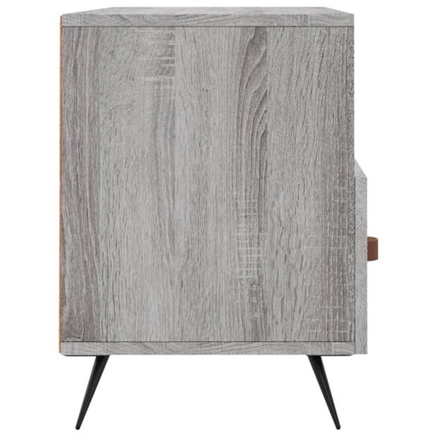 The Living Store TV-meubel - Trendy - Televisiekast - 102 x 36 x 50 cm (B x D x H) - Grijs Sonoma Eiken