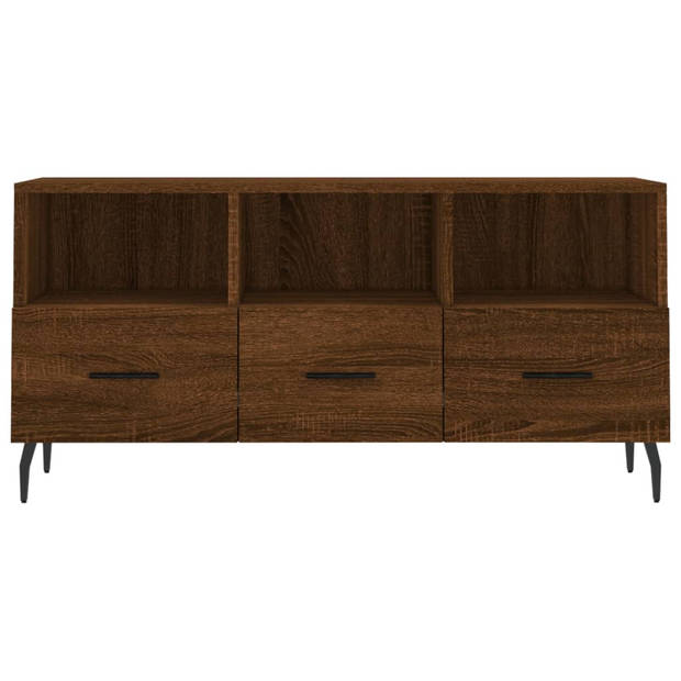 The Living Store Tv-meubel Bruineiken - 102 x 36 x 50 cm - Stijlvol Design