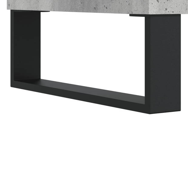 vidaXL Salontafel 102x44,5x50 cm bewerkt hout betongrijs