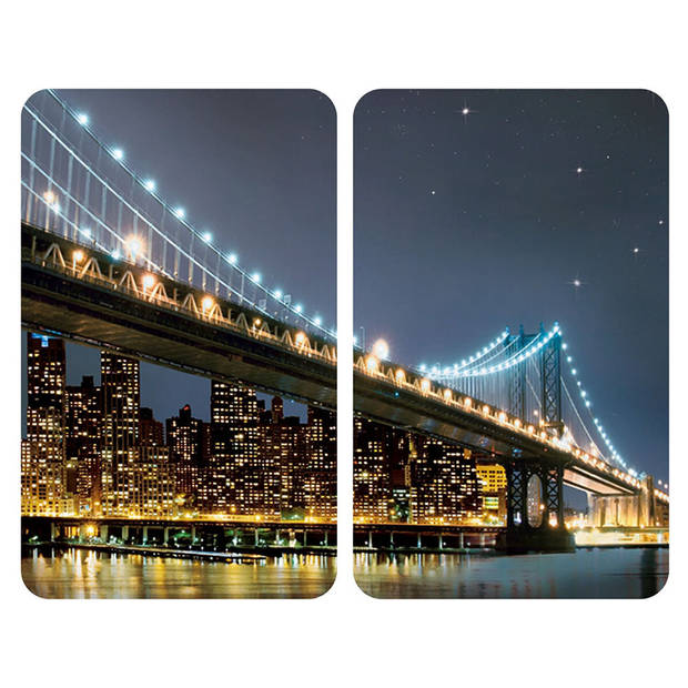 Snijplank Wenko Brooklyn Bridge 30 x 52 cm (2 Stuks)