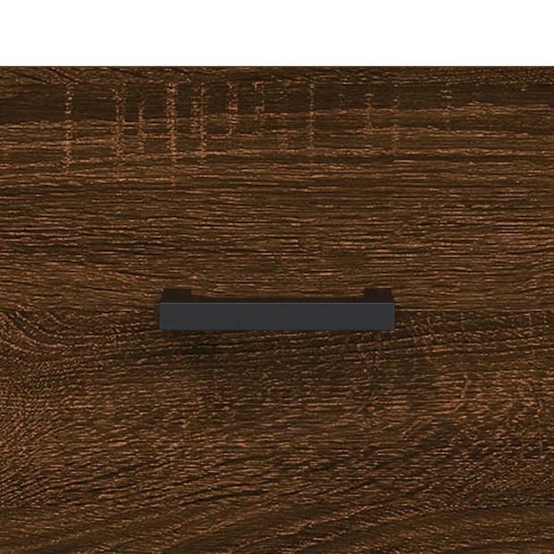 vidaXL Salontafels 2 st 50x50x40 cm bewerkt hout bruin eikenkleur