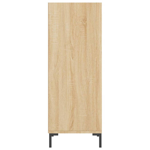 The Living Store Dressoir - Sonoma Eiken - 34.5 x 32.5 x 90 cm - Duurzaam hout - Montage vereist