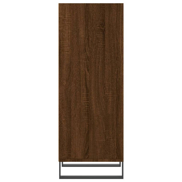 vidaXL Dressoir 34,5x32,5x90 cm bewerkt hout bruin eikenkleur