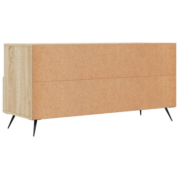 vidaXL Tv-meubel 102x36x50 cm bewerkt hout sonoma eikenkleurig