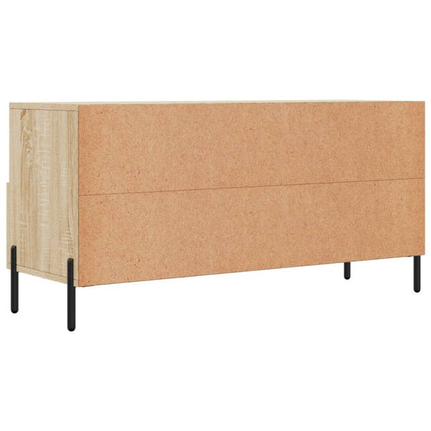 vidaXL Tv-meubel 102x36x50 cm bewerkt hout sonoma eikenkleurig