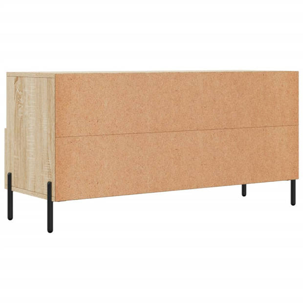 The Living Store Televisiekast Sonoma Eiken - 102 x 36 x 50 cm - Stijlvol Design