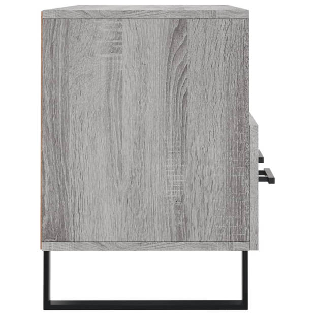 The Living Store Televisiekast - Trendy en praktisch - TV-meubel - 102 x 36 x 50 cm - Grijs sonoma eiken