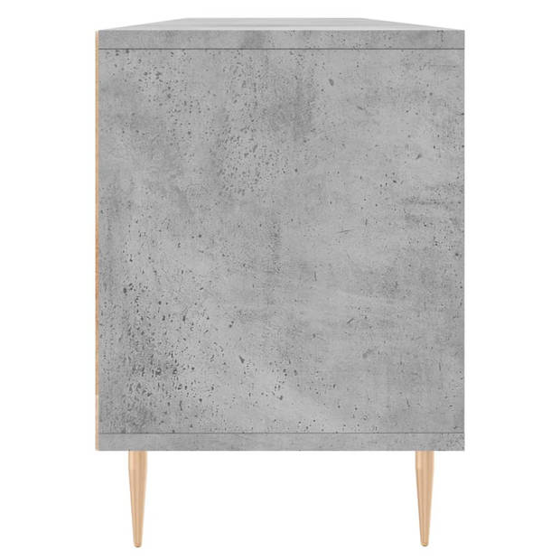 The Living Store TV-meubel X - TV-meubels - 150 x 30 x 44.5 cm - Betongrijs