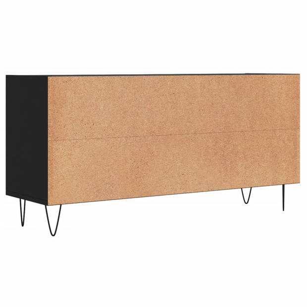 vidaXL Tv-meubel 103,5x30x50 cm bewerkt hout zwart