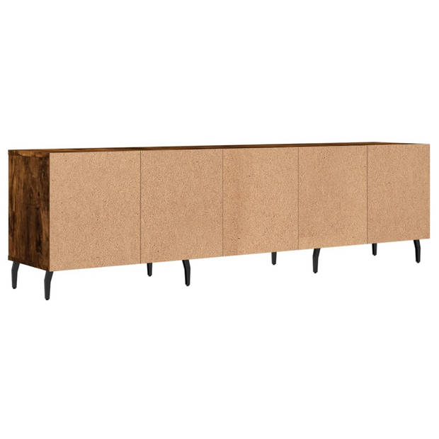 The Living Store Tv-meubel - Tv-meubels - Afmetingen- 150 x 30 x 44.5 cm - Kleur- Gerookt eiken - Ken- Stevig materiaal