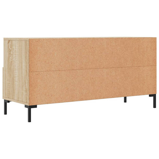 The Living Store TV-Meubel - Sonoma Eiken - 102 x 36 x 50 cm - Opbergruimte - Presenteerfunctie