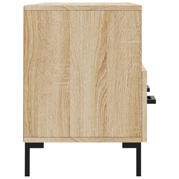 vidaXL Tv-meubel 102x36x50 cm bewerkt hout sonoma eikenkleurig